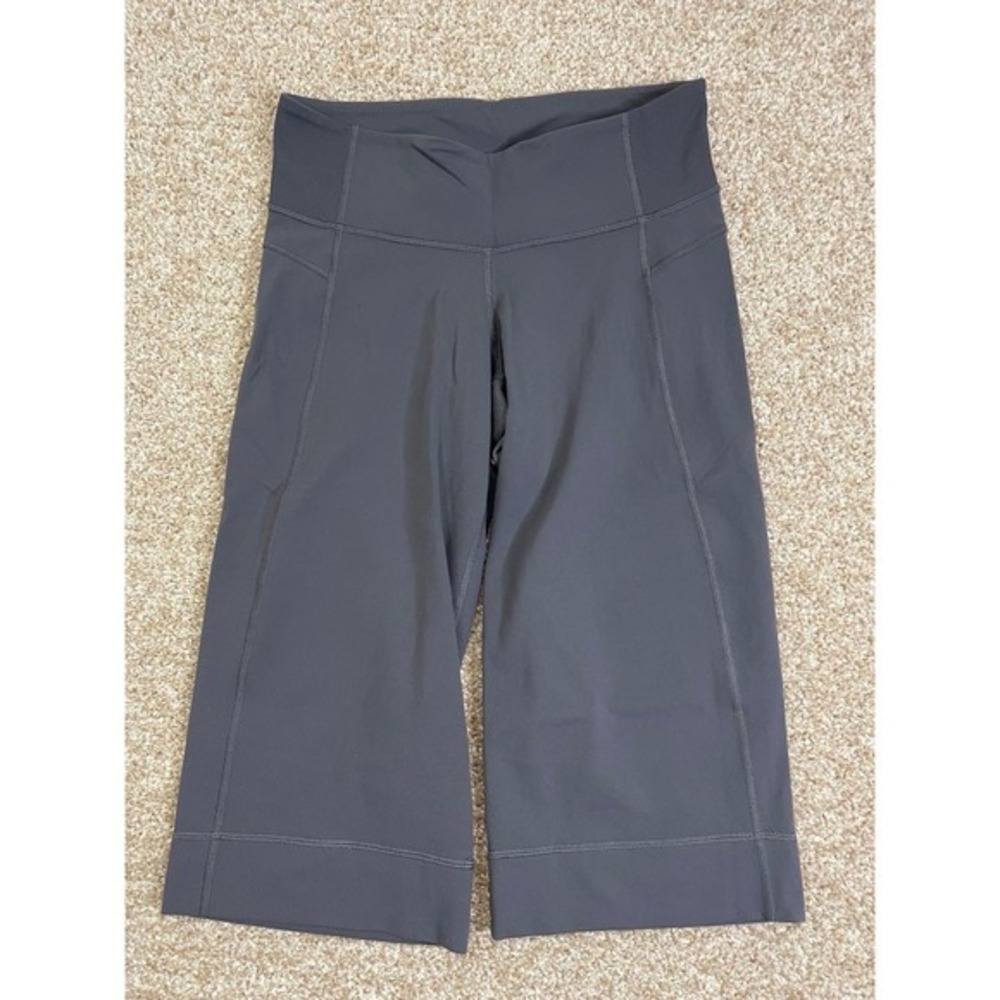 Lululemon Leggings Womens  8‎ Gray Compression Gym Activewear